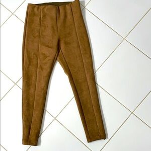 Loft suede leggings, new